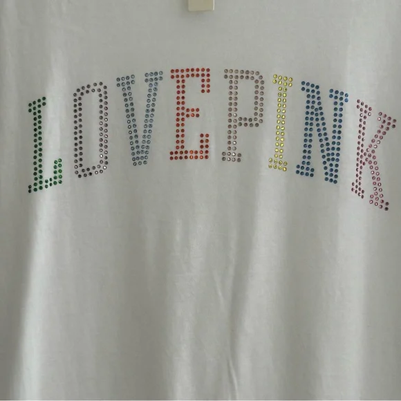 Victoria’s Secret PINK Bling T- Shirt Size XXL - Picture 2 of 4